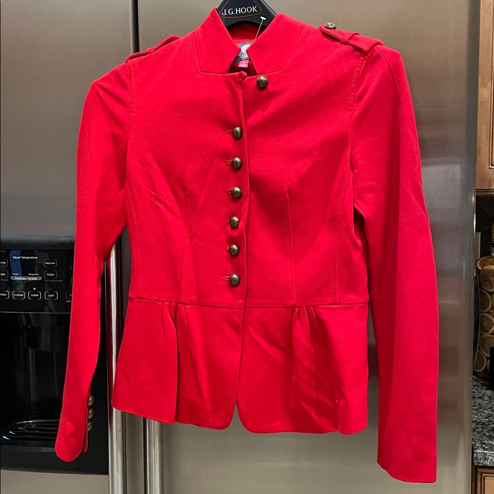 Vince Camuto Bold Red Buttoned Blazer